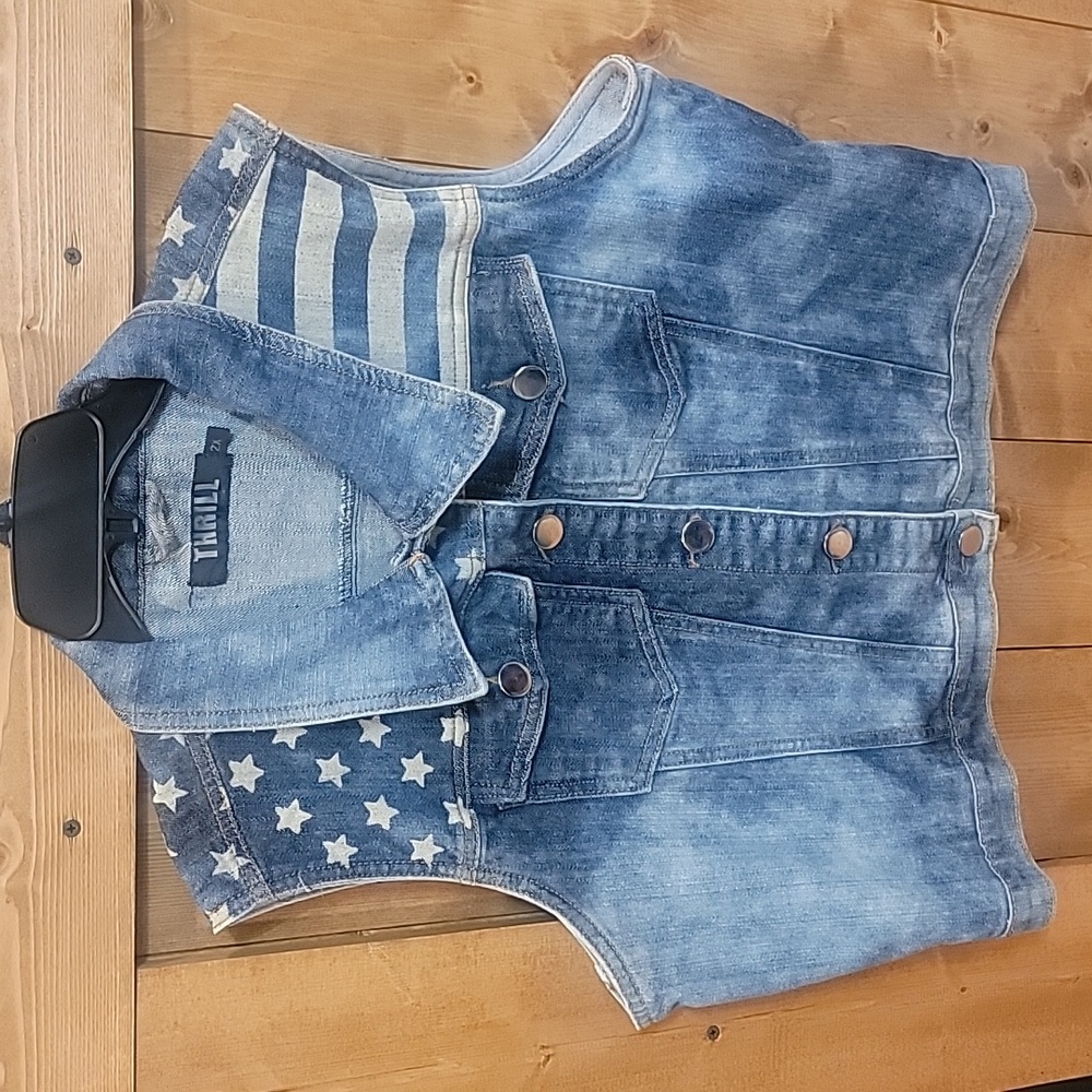 Thrill Patriotic Jean Vest